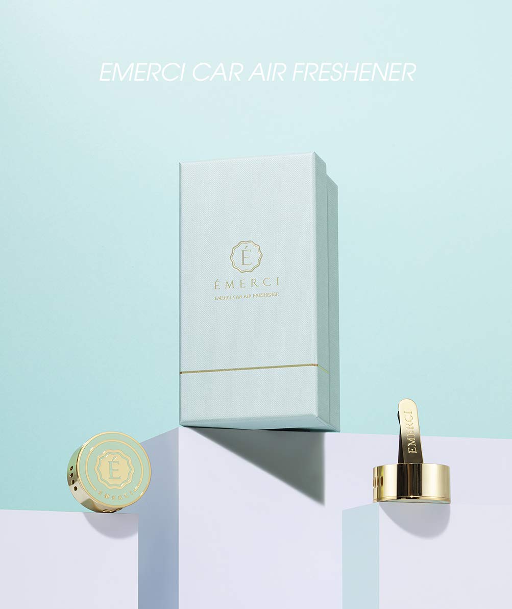 Premium Magnetic Car Air Freshener Vent Clip - Luxury Aromatherapy Diffuser with Terracotta Mint Arpege Scent | Alloy Design for Cars, Trucks & SUVs | Long-Lasting Fragrance for Road Trips & Daily Commute