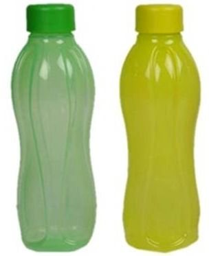 Tupperware Aquasafe BPA-Free Plastic Water Bottle Set - 500ml (17oz), 2-Pack, Leak-Proof, Multicolor for Gym, School & Outdoor Activities