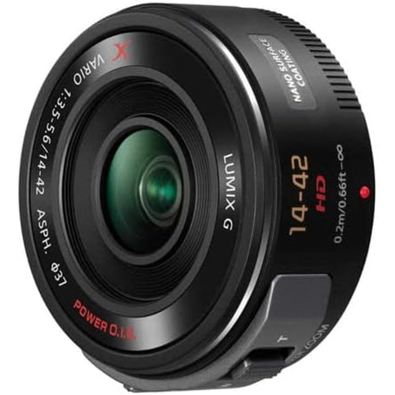 Panasonic Lumix G X Vario PZ 14-42mm f/3.5-5.6 Power O.I.S. Lens - Compact Zoom Lens for Mirrorless Cameras, Perfect for Travel Photography & Vlogging