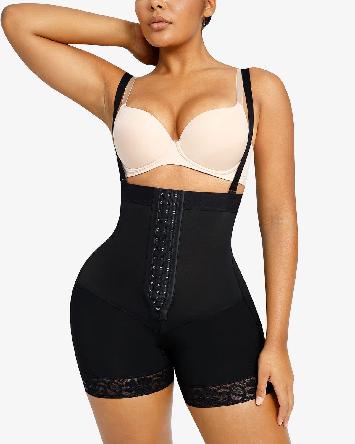 AirSlim® Core Sculpt Mid Thigh Shaper Shorts for Women - Tummy Control Shapewear & Body Shaping Shorts - Perfect for Workout, Yoga, and Everyday Wear