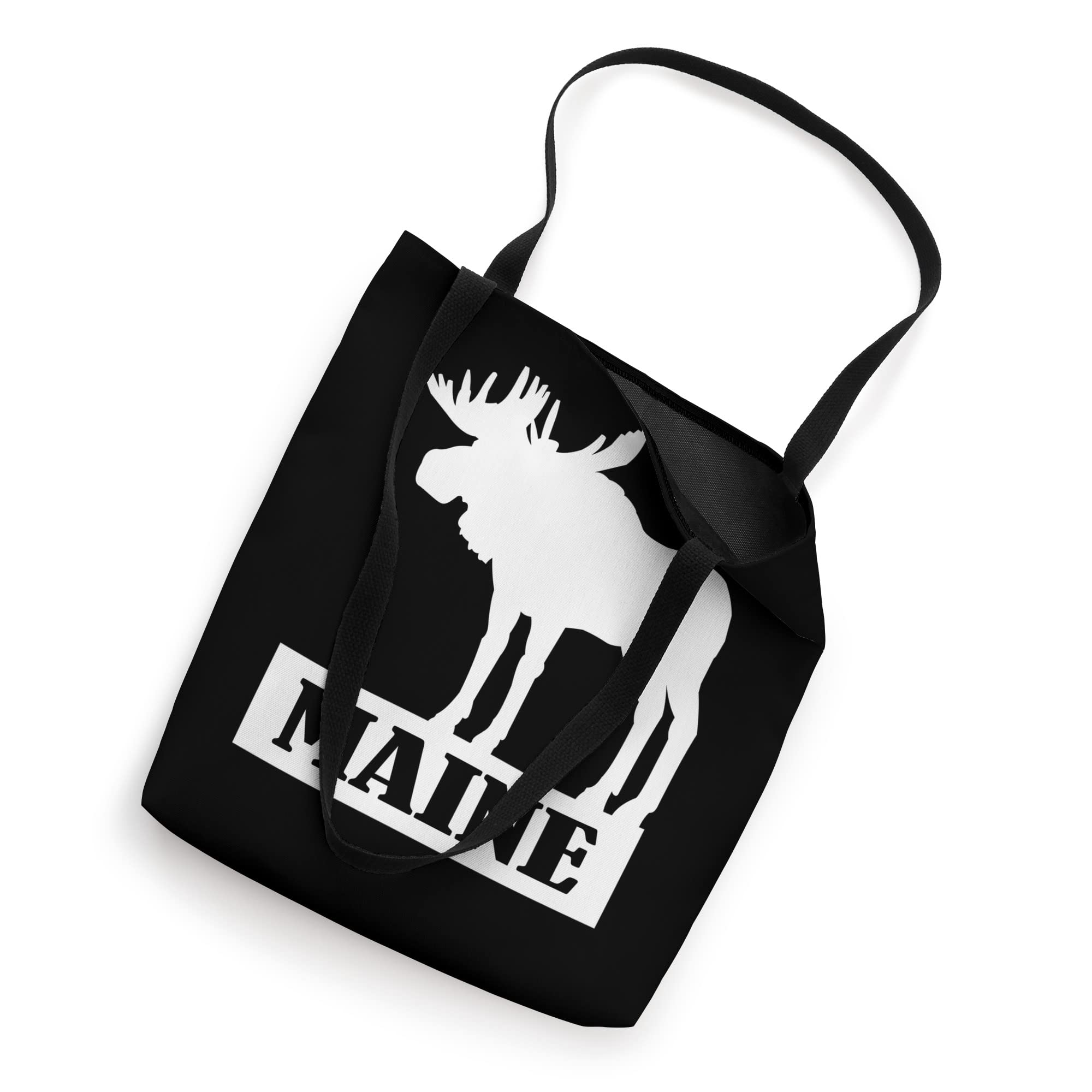 Maine Moose Tote Bag - Durable Canvas Shopping Bag with Wildlife Design - Perfect for Groceries, Beach Trips & Outdoor Adventures