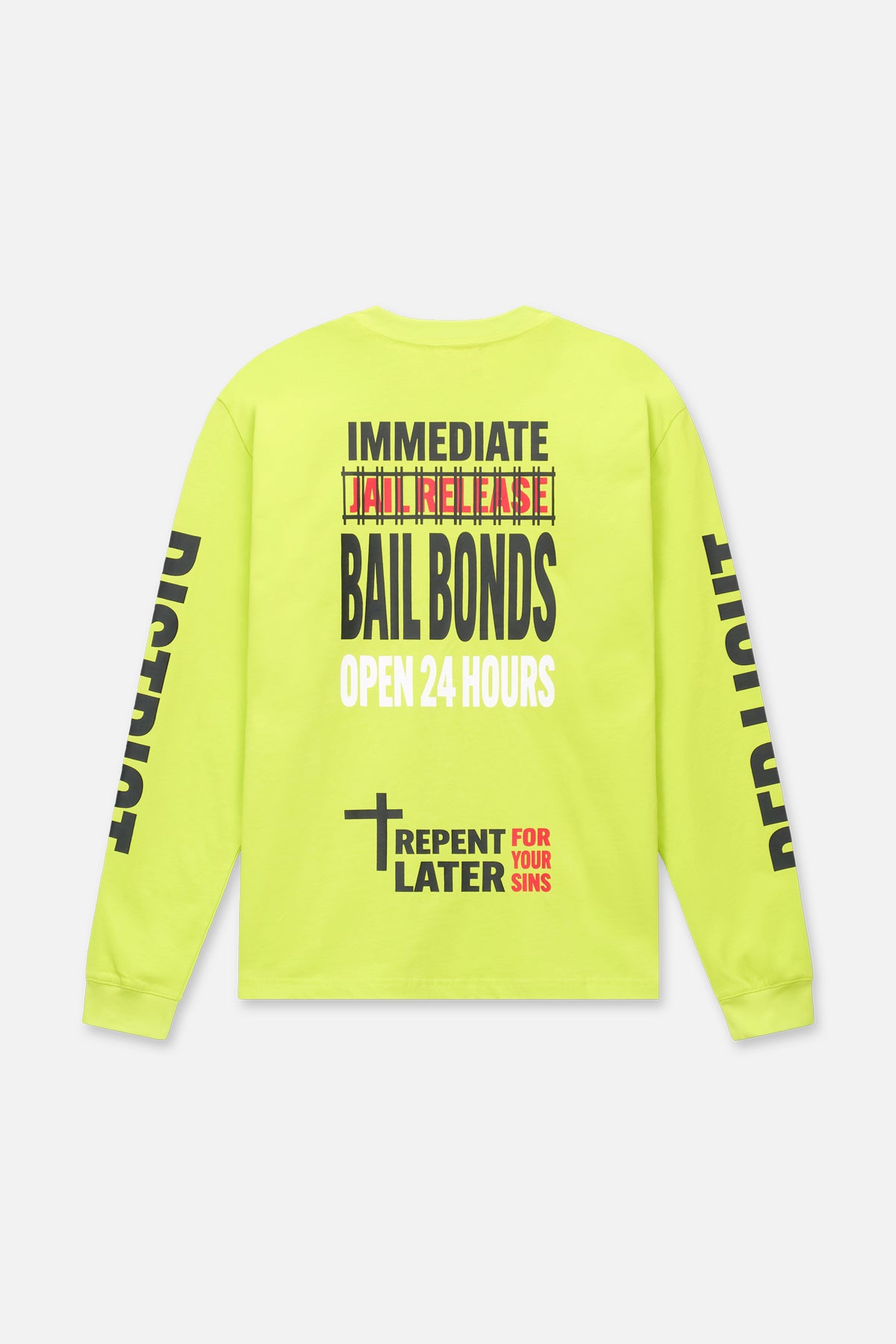 LAWRENCE Long Sleeve T-Shirt | Neon RTA Underground Streetwear | Perfect for Urban Fashion & Nightlife