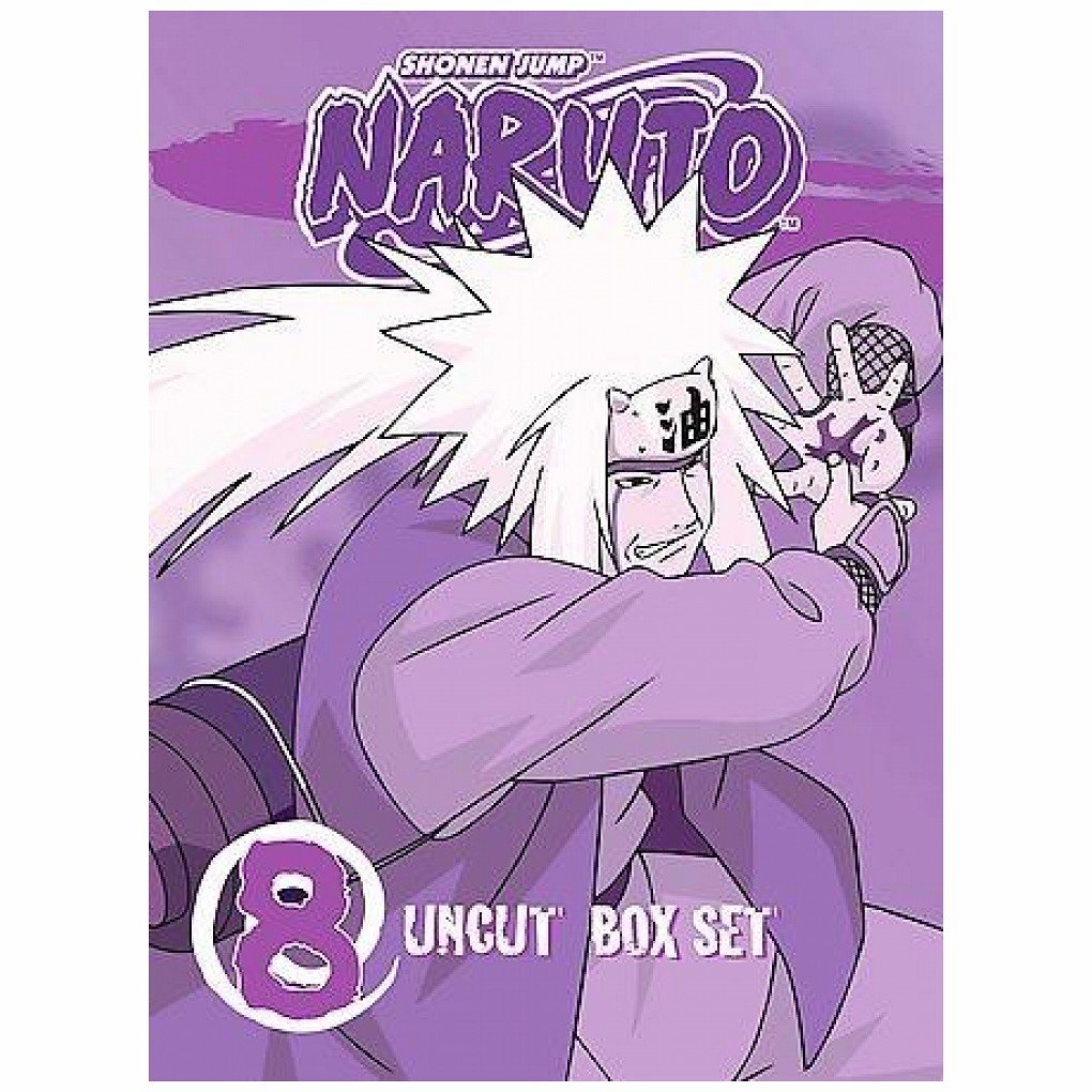 Naruto Uncut Box Set 8 - Complete Season 8 DVD Collection | Anime Action Adventure Series | Perfect for Anime Fans & Collectors | Great Gift for Birthday or Holidays