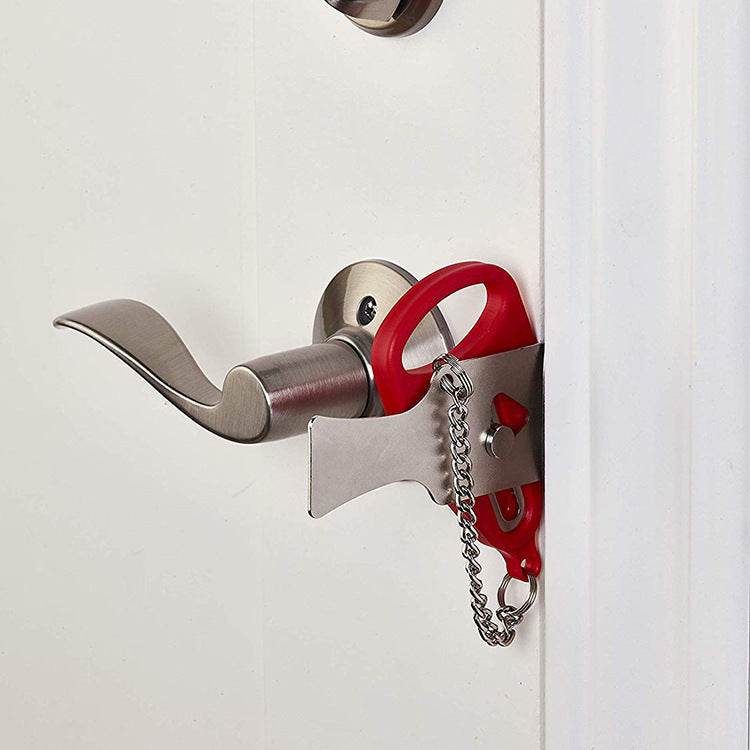Portable Safety Door Lock - Travel & Home Security Device for Hotels, Apartments & Dorm Rooms