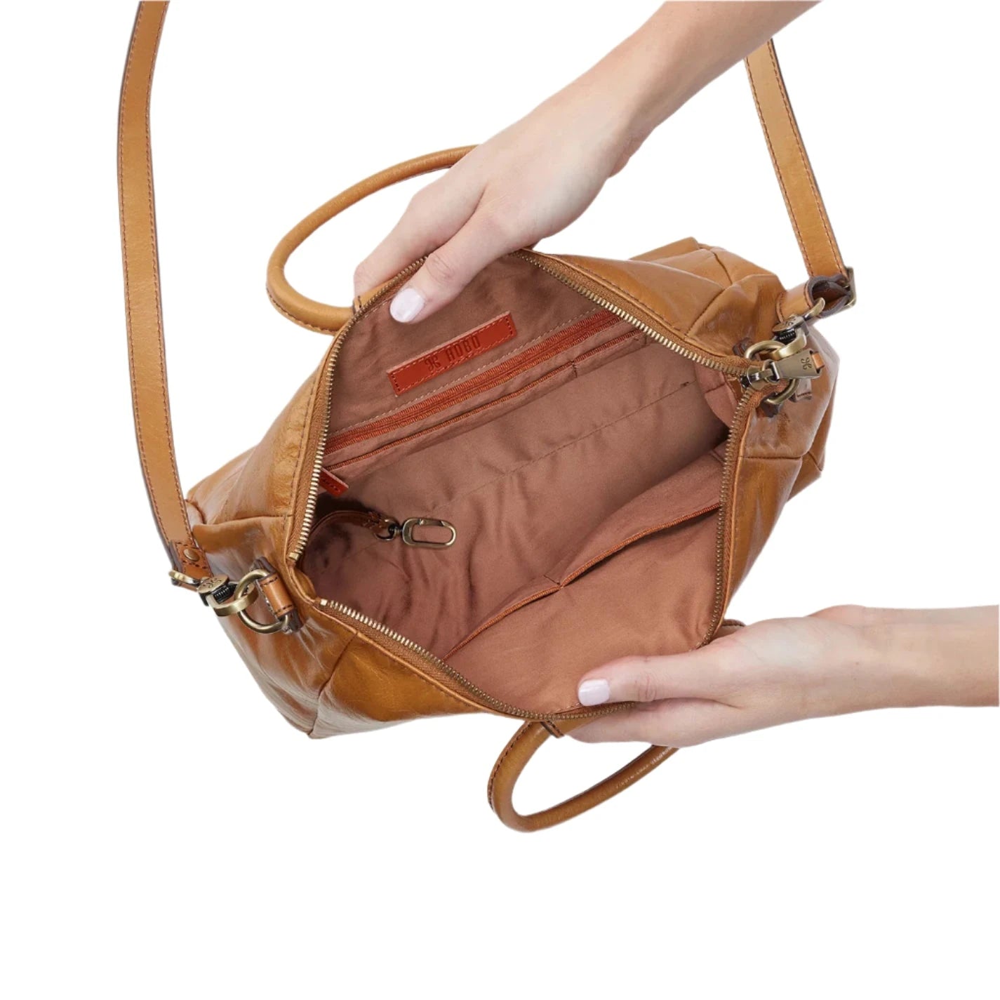 HOBO SHEILA MEDIUM SATCHEL - Genuine Leather Crossbody Bag for Women, Fashionable Shoulder Purse with Adjustable Strap - Perfect for Work, Travel & Everyday Use