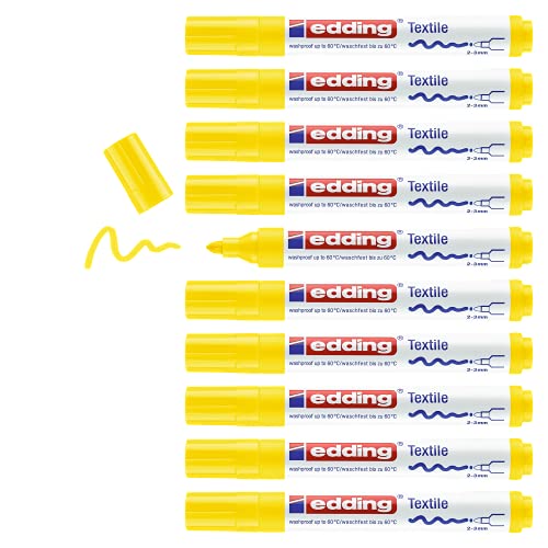 08: 10 Pens - Yellow