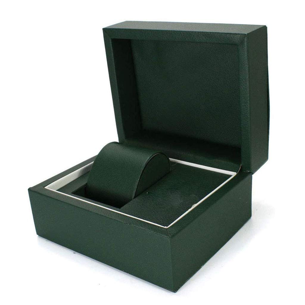 Premium Leather Watch Box for Men & Women - Single Jewelry Bracelet Bangle Storage Case (16x13x9cm) - Perfect Gift for Watch Collectors & Fashion Lovers