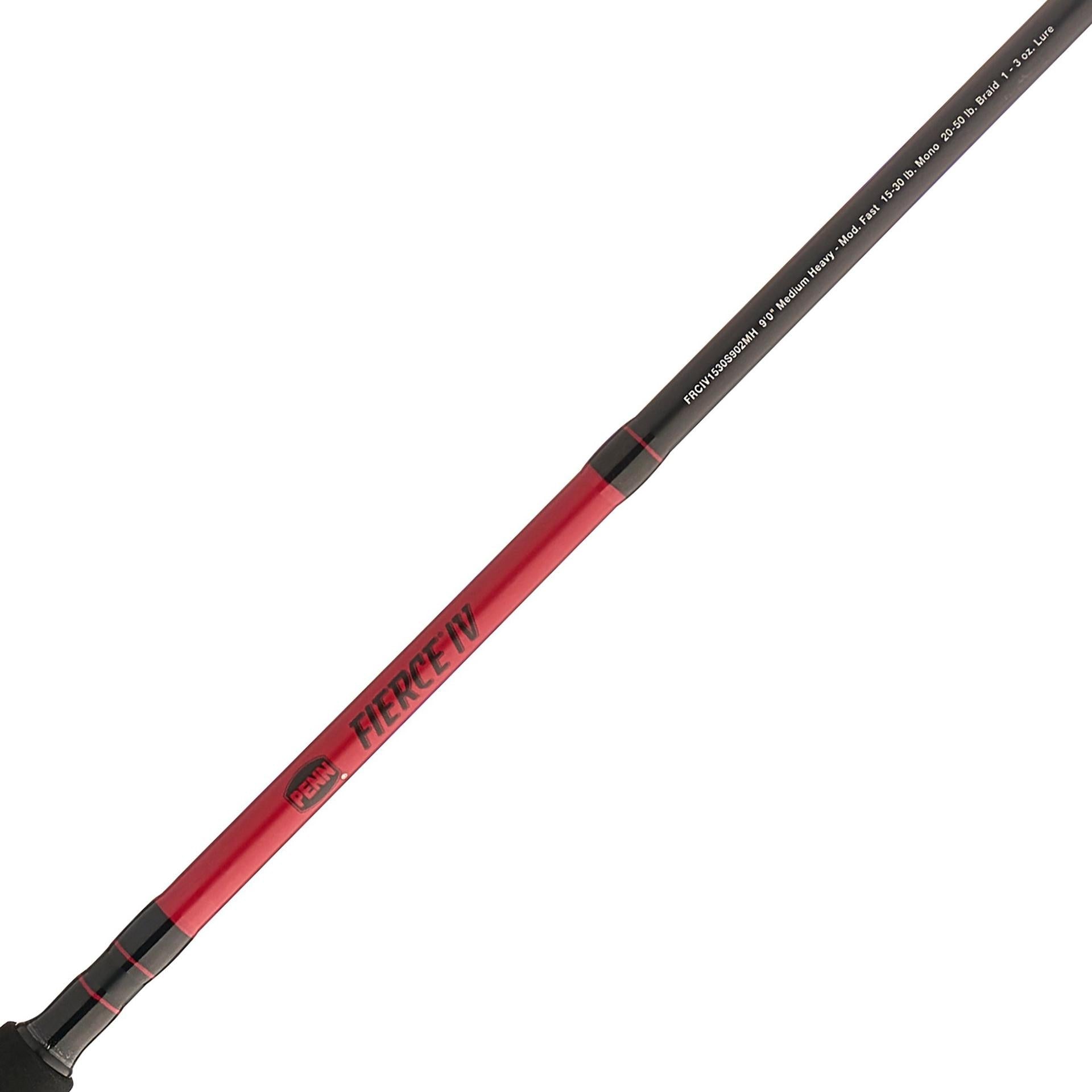 Fierce® IV Live Liner Spinning Rod & Reel Combo - Premium Saltwater Fishing Gear for Inshore & Offshore Angling | Perfect for Bass, Trout, and Saltwater Game Fish