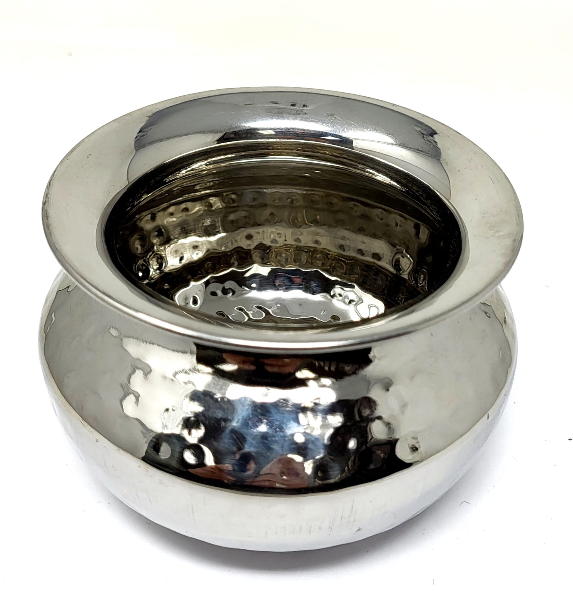 Authentic Punjabi Style Tabakh Handi - Premium Stainless Steel Cookware (2 Quart) - Perfect for Indian Curry, Biryani & Slow Cooking at Home