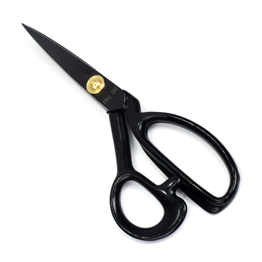 8-Inch Professional Tailor Shears - Matte Black Stainless Steel Fabric Scissors for Sewing, Quilting & Crafting - Ideal for Tailors, Dressmakers & DIY Enthusiasts