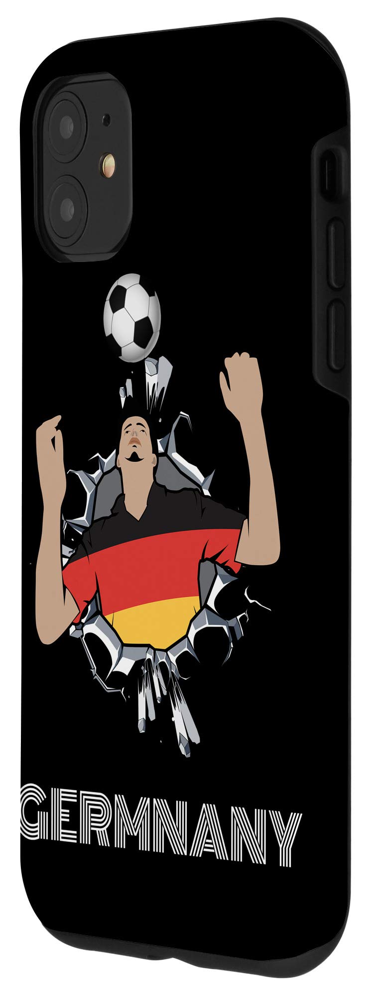 iPhone 11 Case - Germany Soccer Team Design - Perfect Gift for German Soccer Fans - Durable Protection for Daily Use & Match Days