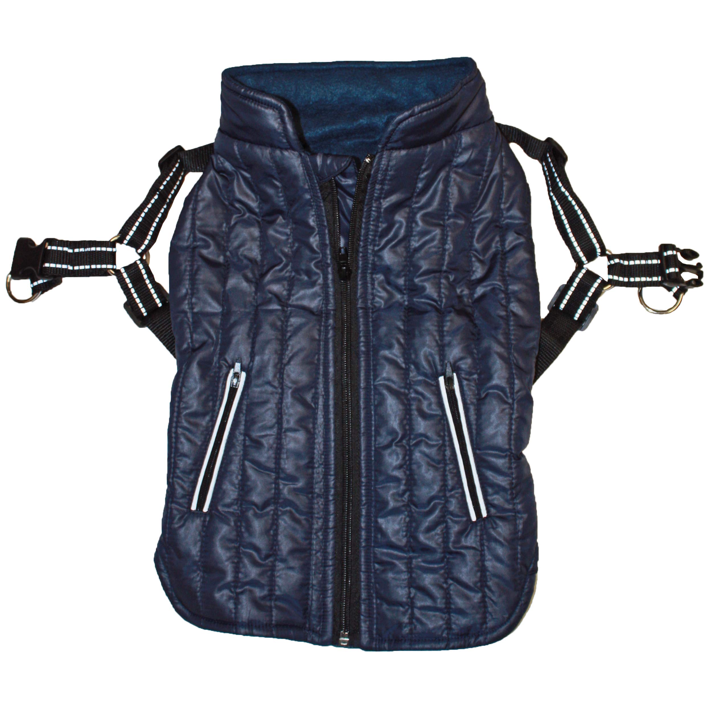 Ethical Pet Coat Harness - Navy Blue for Small Dogs - Outdoor Walking