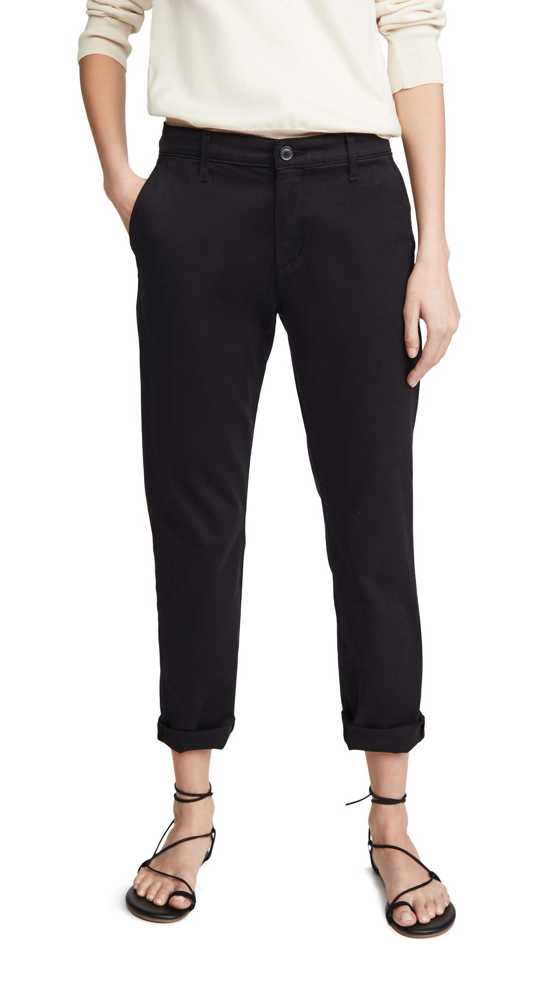 AG Adriano Goldschmied Women's The Caden Pants - High Waisted Slim Fit Ankle Pants for Work & Casual Wear | Office, Travel & Everyday Outfits