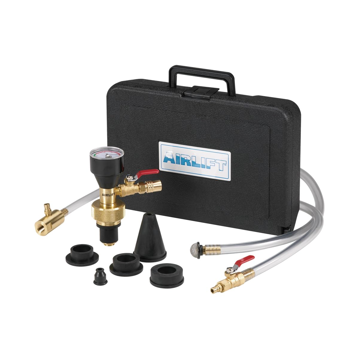 UView 550000 Airlift Cooling System Leak Checker & Airlock Purge Tool Kit - OEM Approved Universal Connectors (90 PSI/60 Bar Min) - A/C System Refill, Leak Detection & Airlock Removal - Perfect for Automotive Repair Shops & DIY Car Maintenance