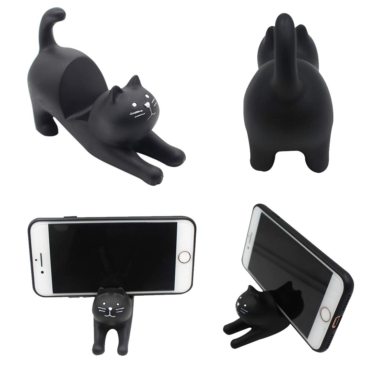 Cute Cat Phone Stand - Kawaii Kitty Desk Holder for Phones & Gifts