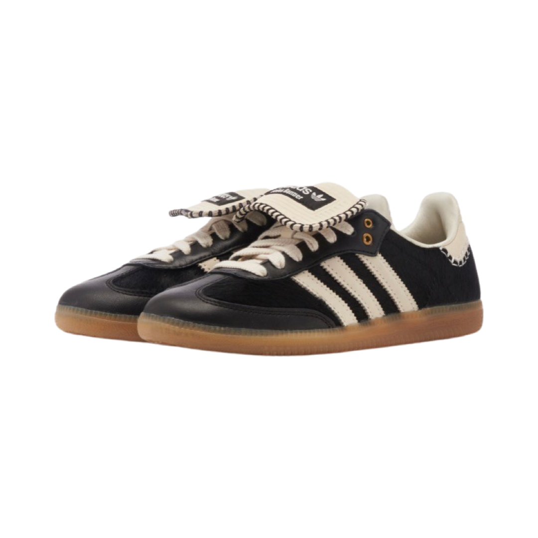 Adidas Samba Wales Bonner WB Pony Sneakers - Black & White Classic Leather Shoes for Men & Women | Perfect for Casual Wear, Street Style & Everyday Comfort