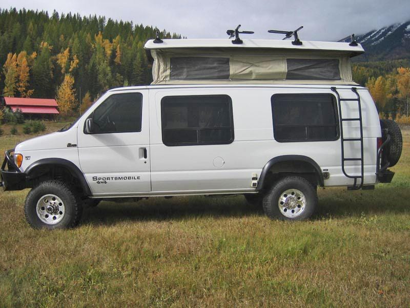 Aluminess Heavy-Duty Side Ladder for Ford E-Series Vans (1992-2014) | Durable Aluminum Van Accessory for Work Trucks & Camper Vans | Perfect for Roof Access, Maintenance & Outdoor Adventures