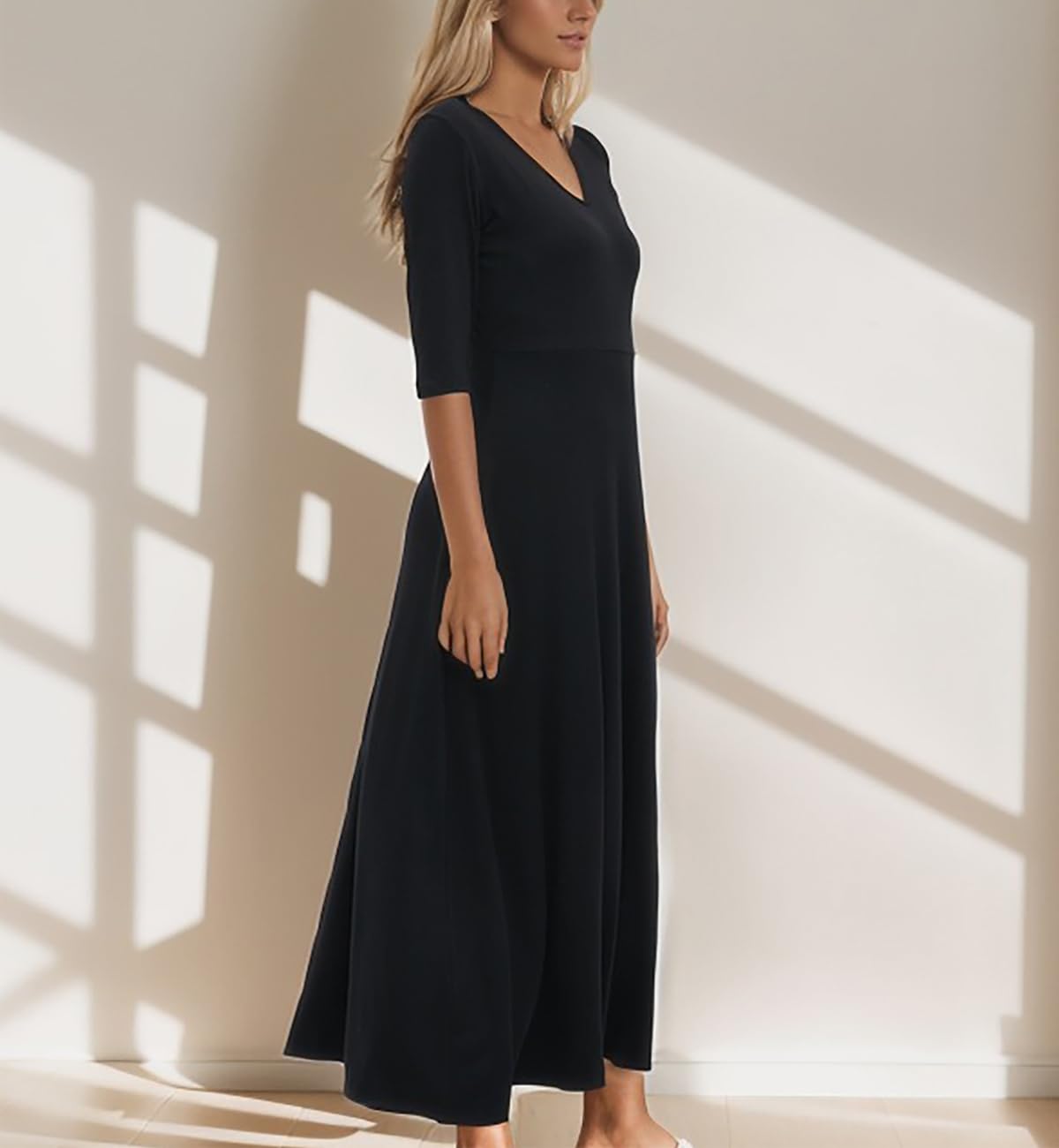 2024 Women's Maxi Dress - Casual Loose Beach Dress with Pockets | Summer Vacation, Pool Party, Boho Outfit