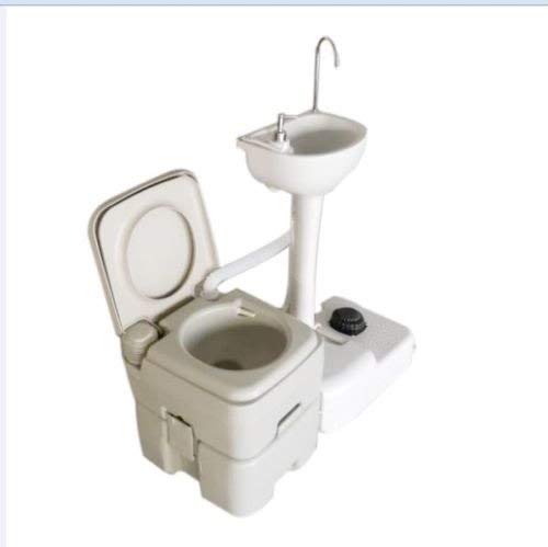 Portable Camping Sink with Stand & Wastewater Tank - Outdoor Hand Wash Basin for Camping, RV, Picnics & Emergency Use - Lightweight & Eco-Friendly Design