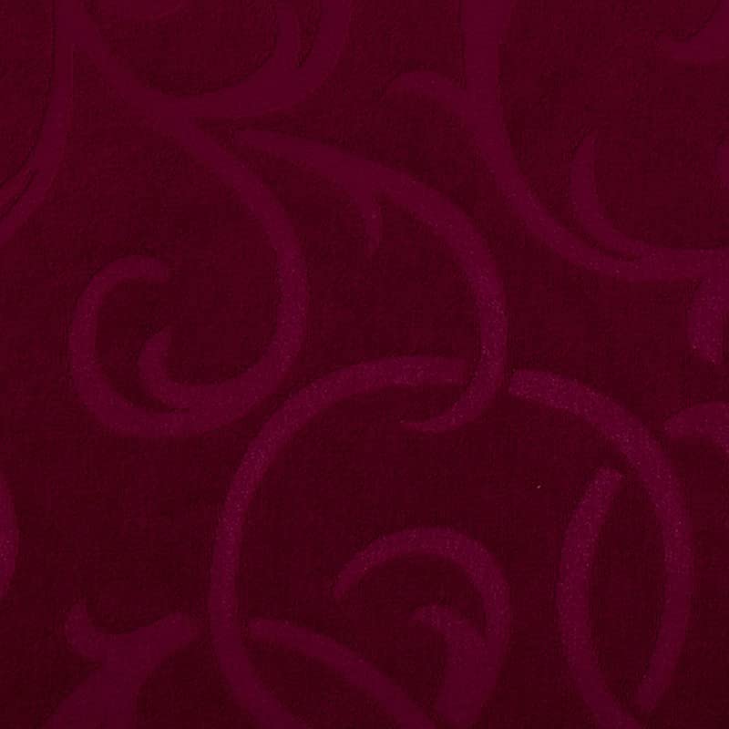 Flower Pattern-wine Red