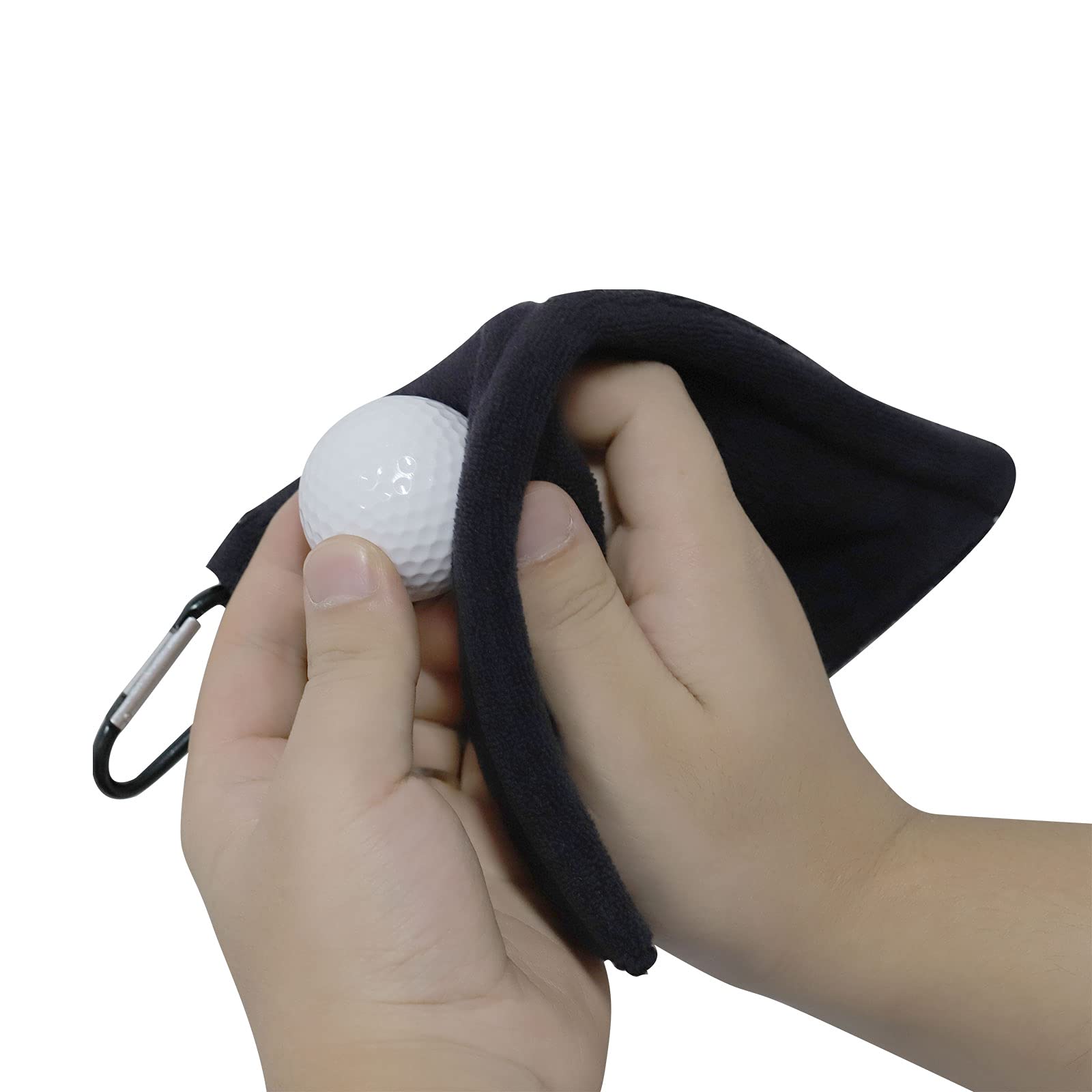 **Premium Golf Ball Towel - Absorbent Wet & Dry Microfiber Golf Towel with Clip - Perfect for Golfers & Sports Enthusiasts - Great for On-Course Cleaning & Club Maintenance**    *(Use Case: Ideal for wiping golf balls, cleaning clubs, and keeping hands dry during play – a must-have for golfers of all levels!)*