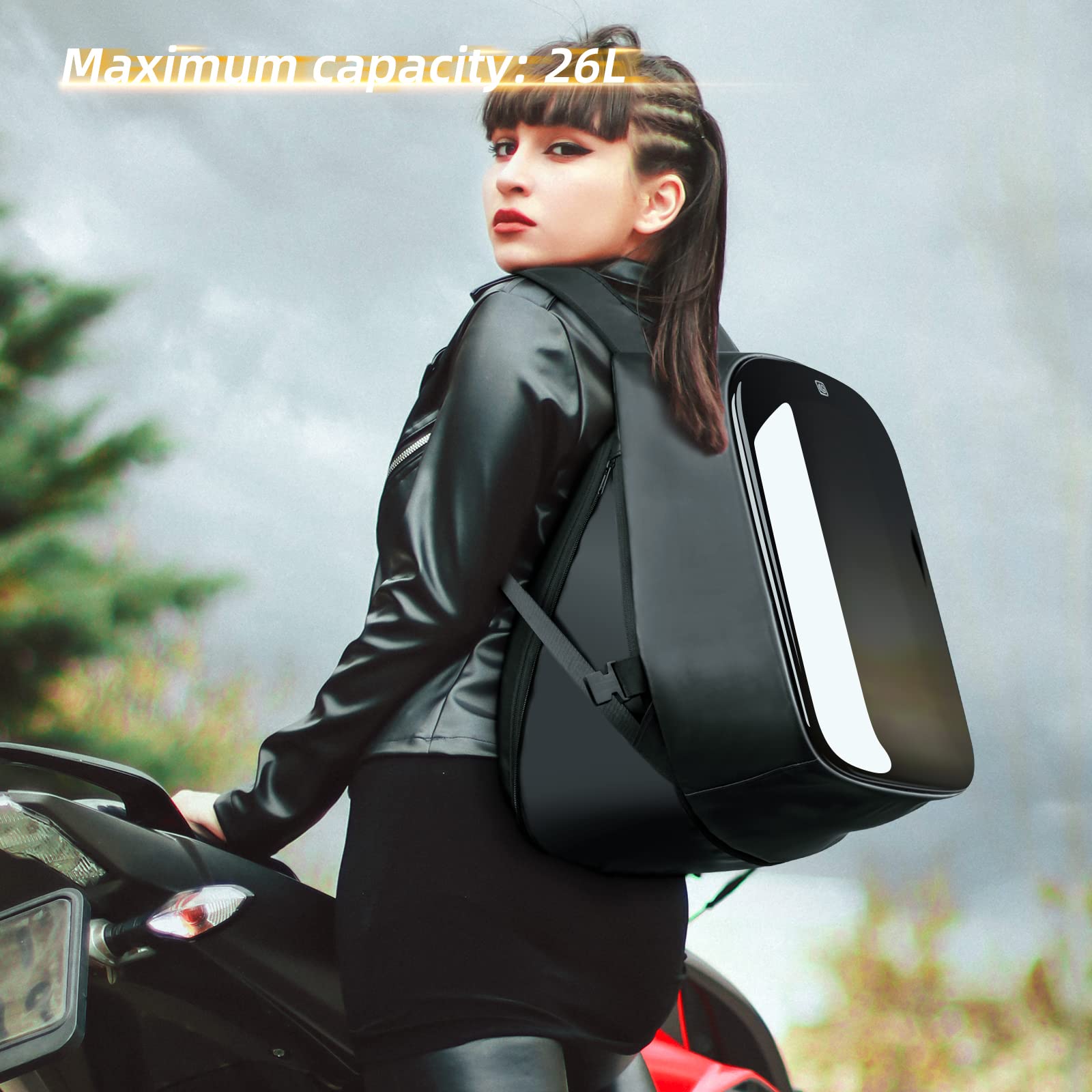 Gelrova LED Motorcycle Helmet Backpack - 17