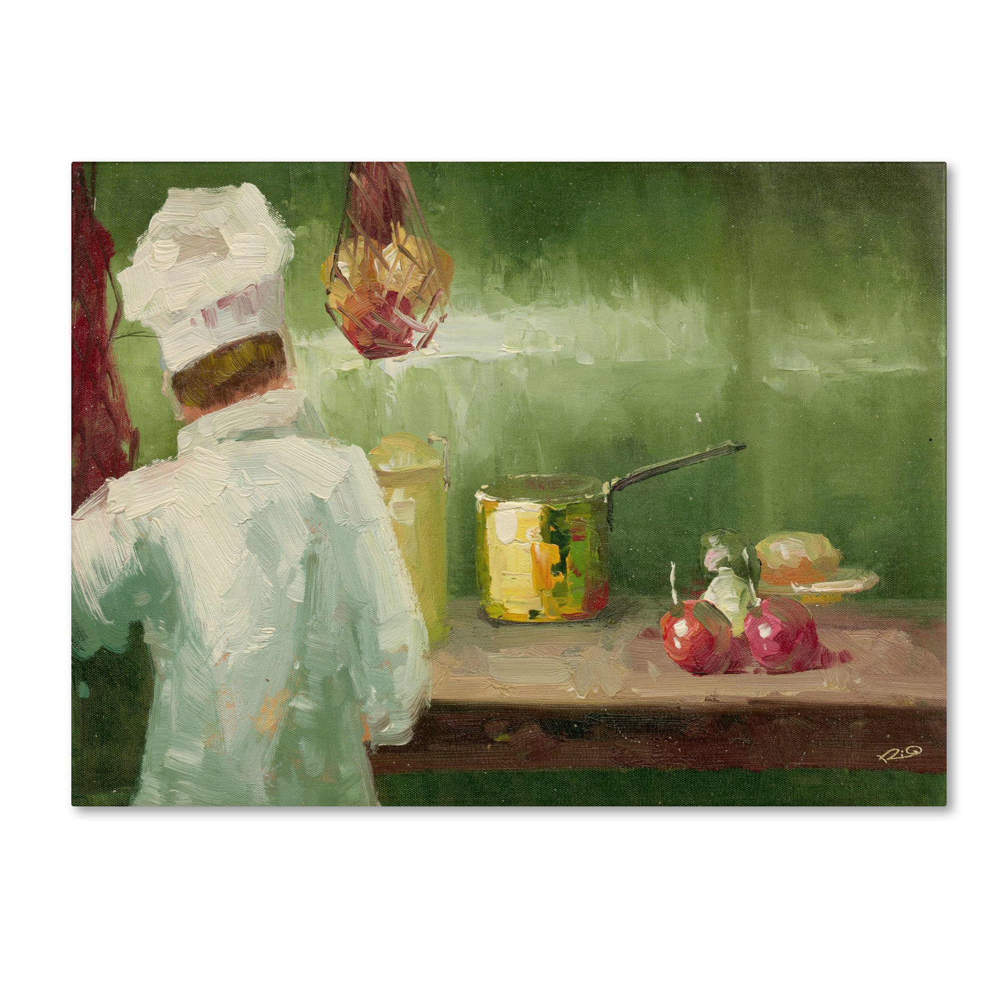 Rio's What's Cooking Canvas Wall Art - 35x47 Inch Kitchen Decor for Home & Restaurant - Perfect for Dining Room, Cafe & Culinary Spaces