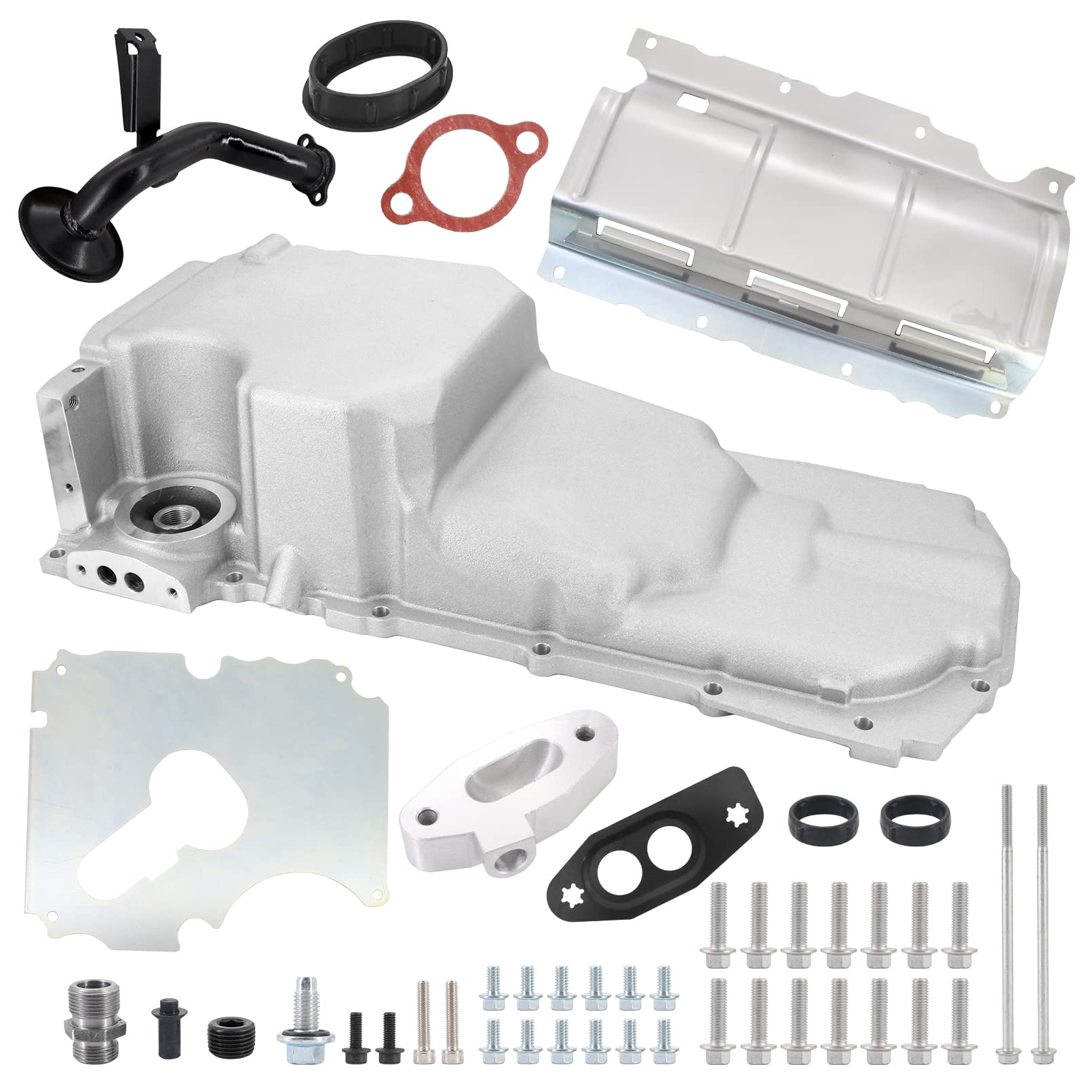 LT GEN V Swap Retrofit Oil Pan Kit - Low Profile Oil Pan & Pickup Tube Kit for 67-92 Camaro/Firebird, 64-72 A-Body, 78-87 G-Body - Compatible with GM GEN V LT1 LT4 L83 L86 5.3L 6.2L Engines - Perfect for Engine Swaps & Performance Upgrades