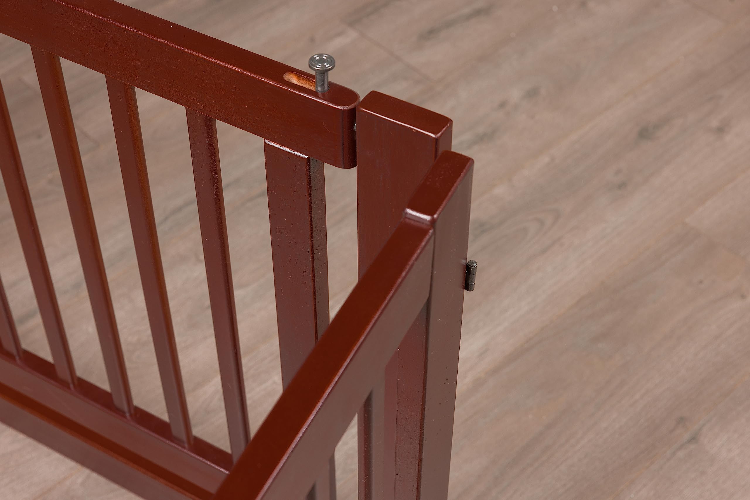 360° Adjustable Freestanding Pet Gate with Door - Ideal for Home, Stairs & Wide Openings | Safe & Secure for Dogs & Cats