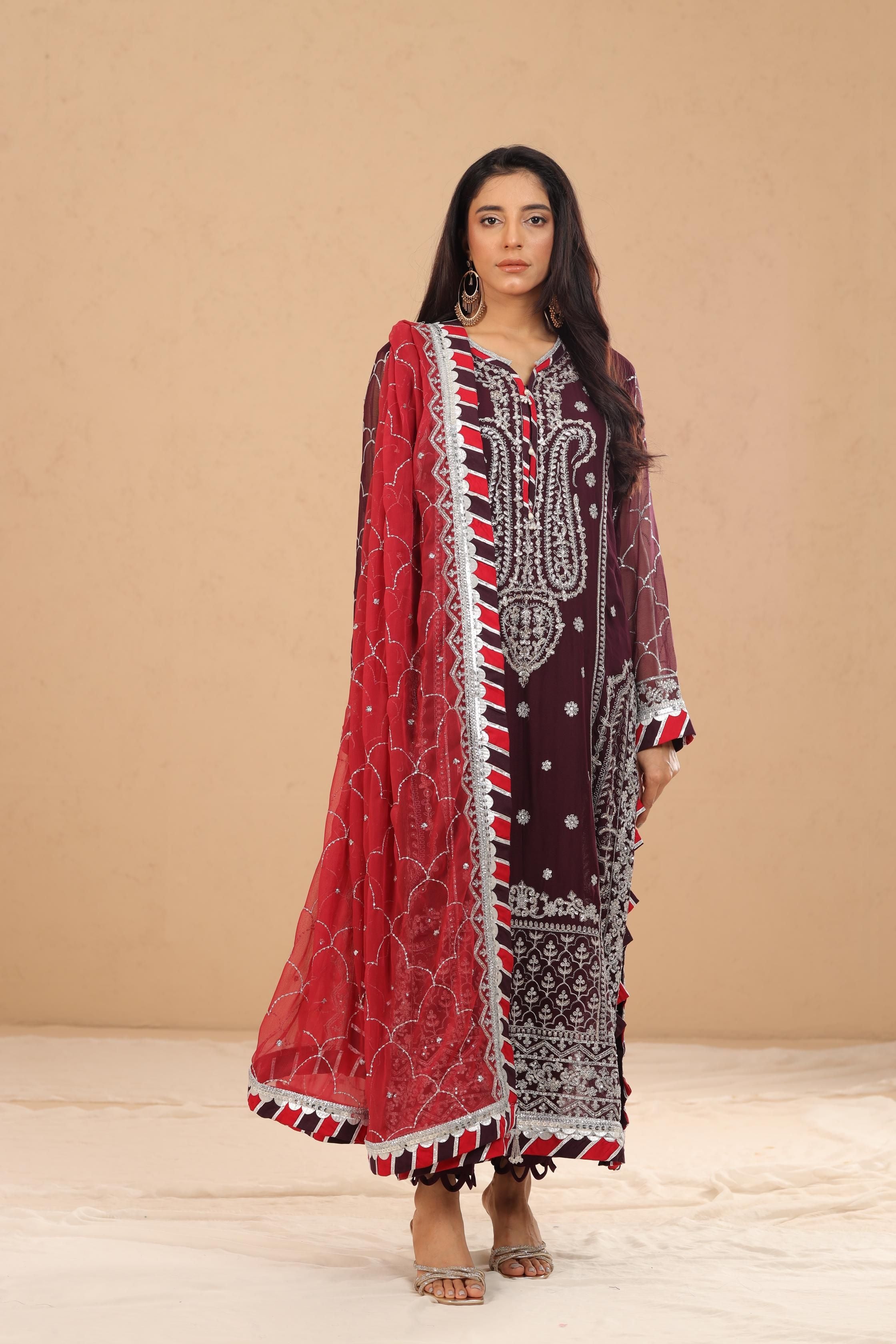 Asim Jofa Dastaan Luxury Collection Designer Dress - Elegant Formal Wear for Weddings, Parties & Special Occasions