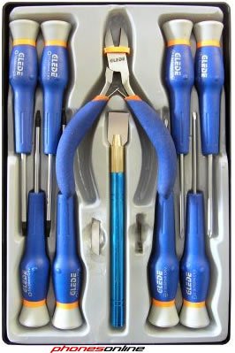 Glede 504G Professional Smartphone Repair Tool Kit - 45 in 1 Precision Screwdriver Set for iPhone, Samsung, iPad, Electronics Repair - Perfect for DIY Fixes & Mobile Device Maintenance