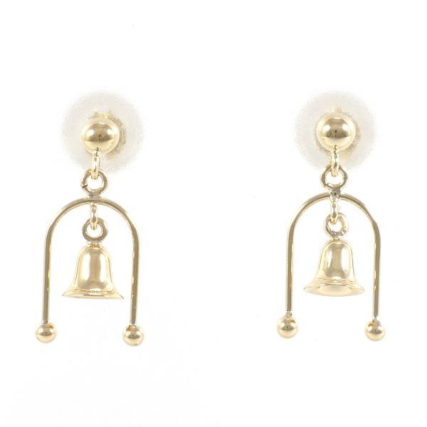 18K Gold Bell Dangle Earrings - Vintage Elegant Jewelry for Women | Perfect for Parties, Weddings & Special Occasions