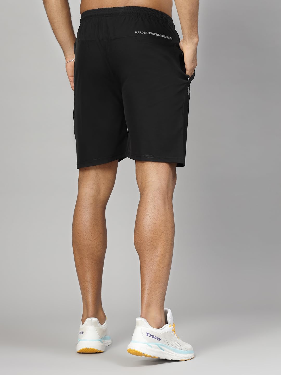 UZARUS Men's Quick Dry Lightweight Athletic Shorts with Zipper Pockets - Perfect for Running, Hiking & Outdoor Sports