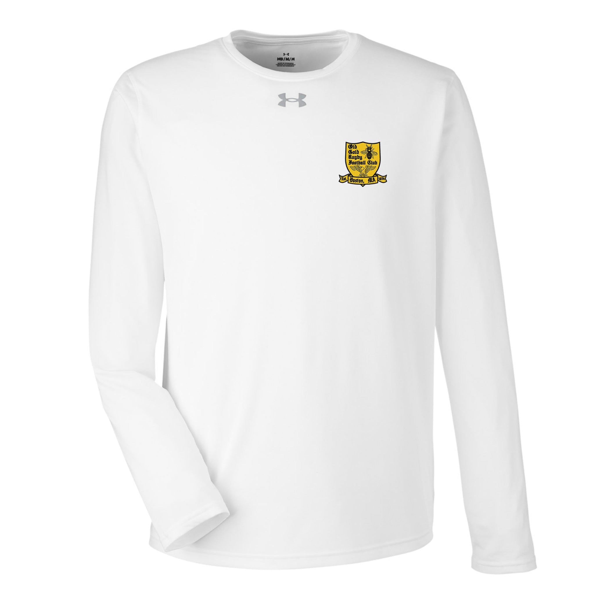 Old Gold RFC UA Team Tech Long Sleeve T-Shirt - Breathable & Comfortable for Sports & Casual Wear