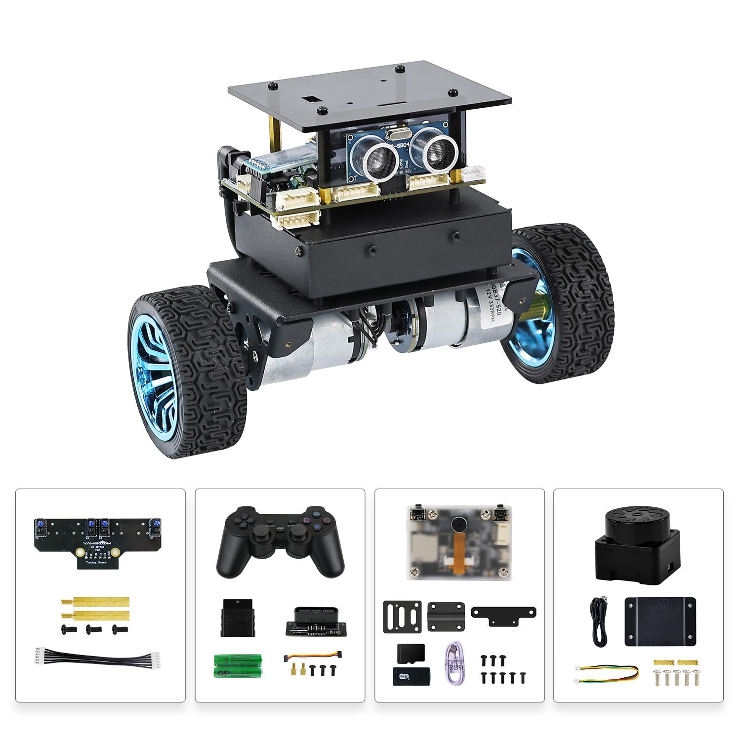 Self Balancing Robot Car Expansion Accessories Kit - Upgrade Parts for DIY Robotics Projects - Perfect for STEM Learning and Hobbyists