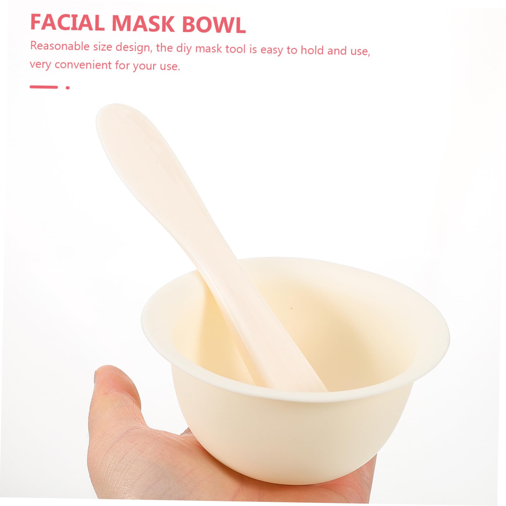 2-Piece Silicone Mask Bowl Set with Applicator - DIY Facial Mask Mixing Bowls for Salon & Home Use | Easy Mix & Apply Cream Masks | Perfect for Spa Days, At-Home Skincare Routines & Professional Treatments