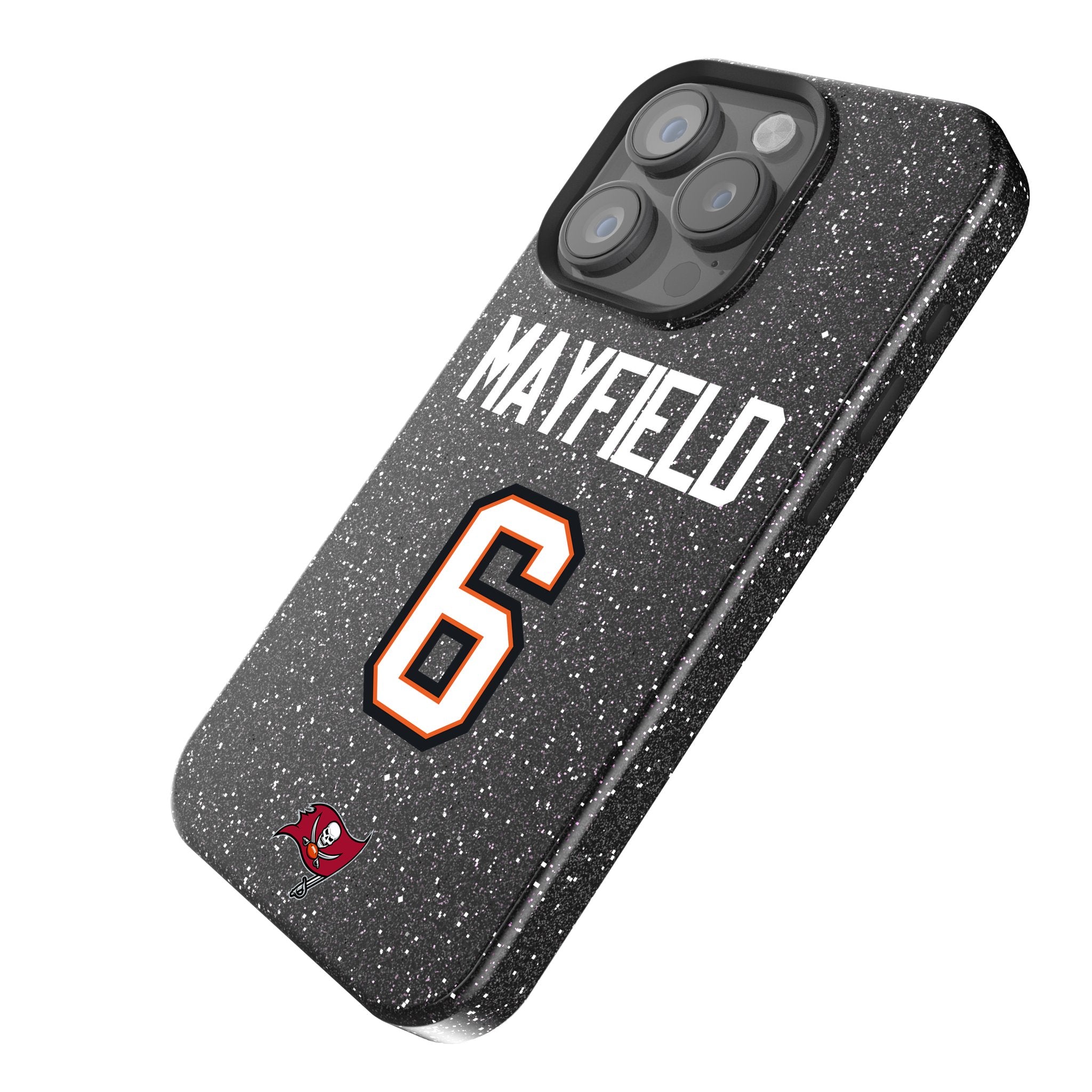 Baker Mayfield Tampa Bay Buccaneers Glitter Rhinestone Phone Case for iPhone & Samsung - Show Team Spirit at Games & Parties