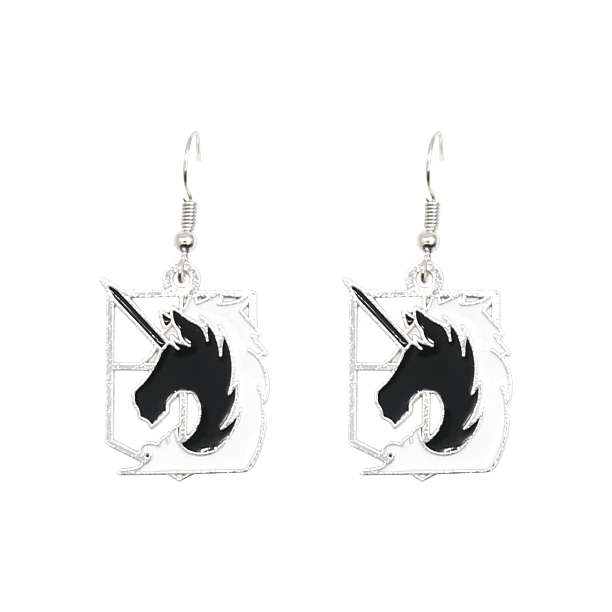 AOT Anime Cosplay Earrings - Attack on Titan Inspired Dangle Jewelry for Women & Fans | Perfect for Cosplay, Halloween, and Anime Conventions