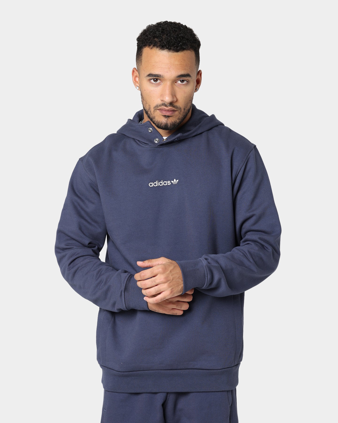 Adidas Adibreak Hoodie for Men & Women - Shadow Navy Pullover Sweatshirt | Casual Streetwear, Gym & Lounge Wear