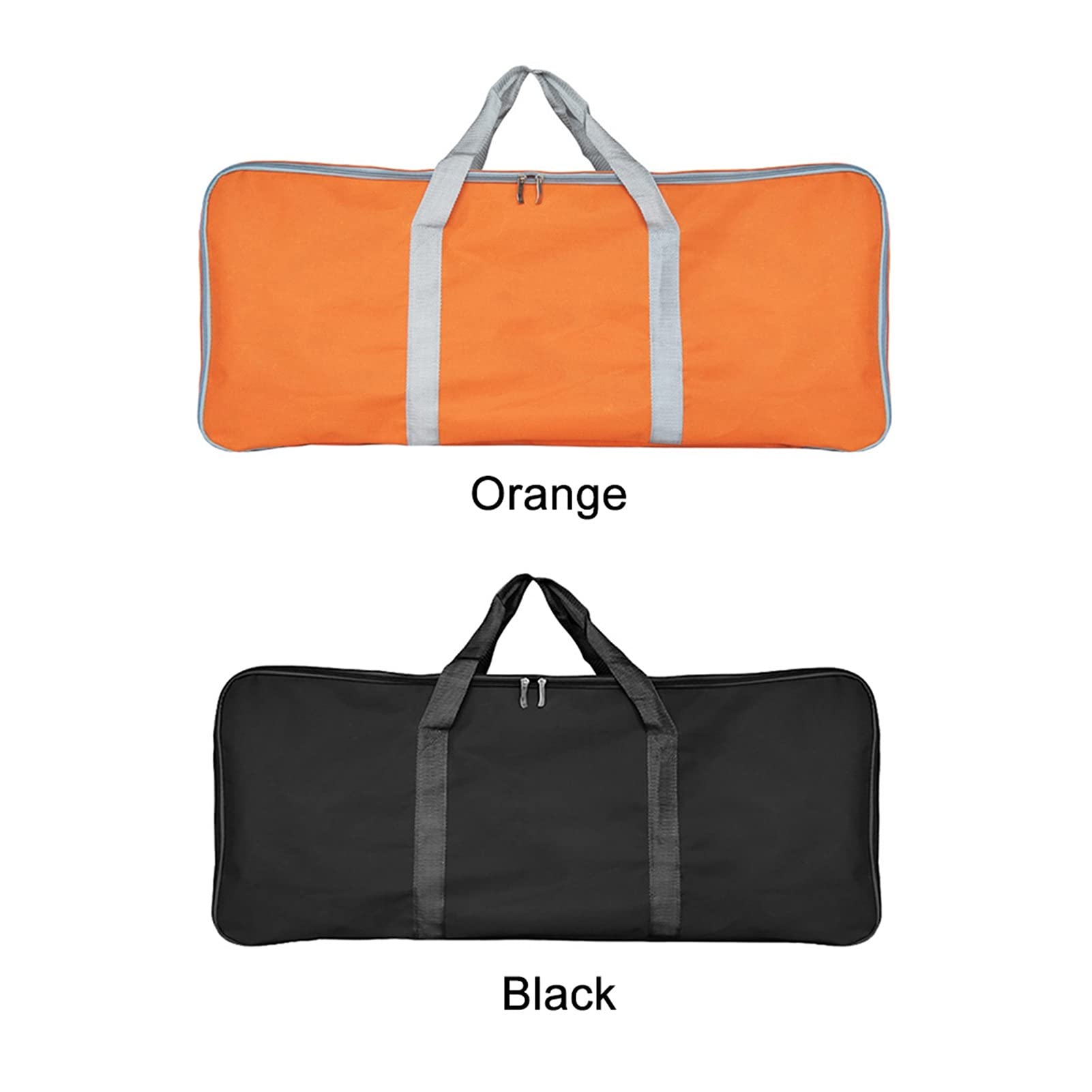 Portable Waterproof BBQ Storage Bag for Camping & Picnic - Black, Large