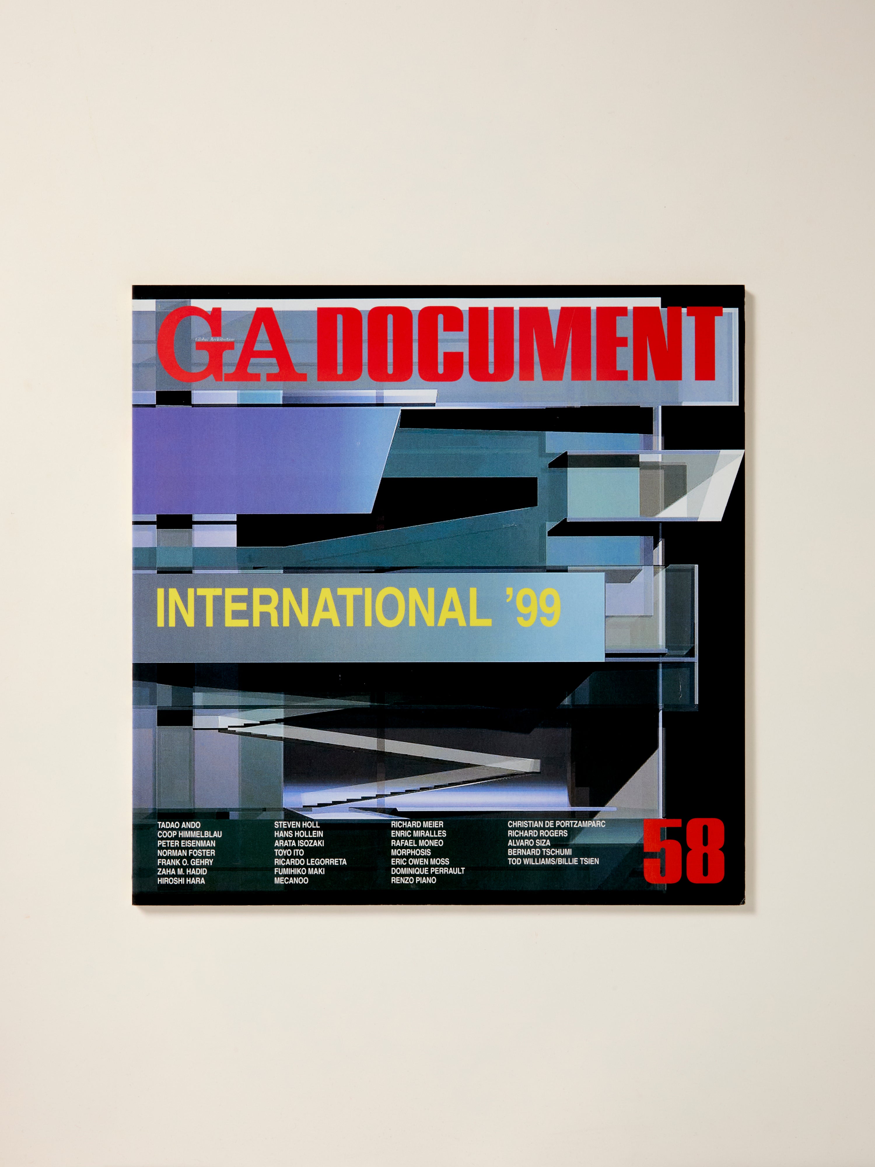 GA Document 58: International Conference Proceedings 1999 - Academic Research & Historical Reference for Scholars