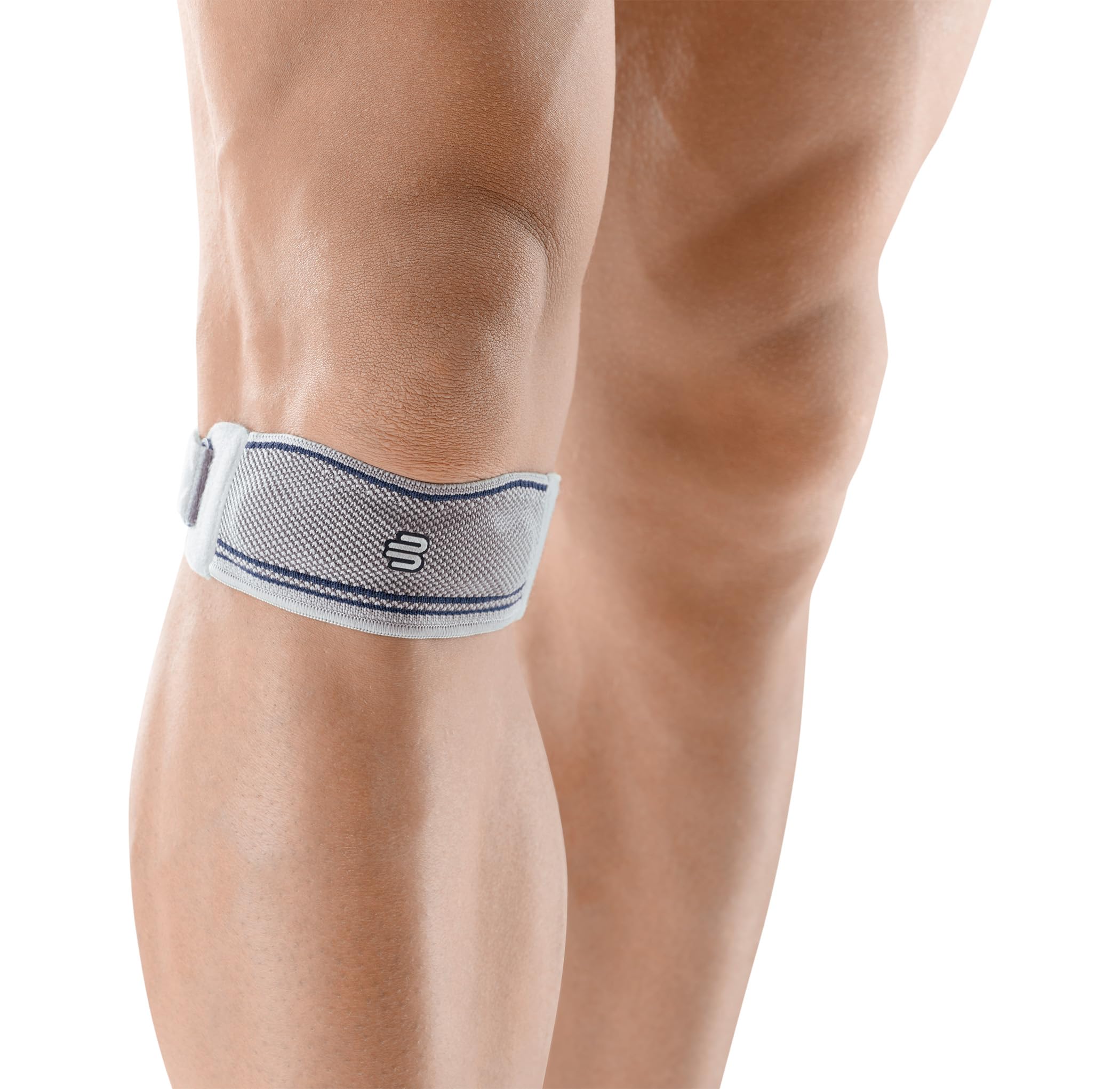 Bauerfeind GenuPoint Knee Strap - Patellar Tendon Support Brace for Knee Pain Relief - Titan Color, Size 2 - Ideal for Running, Sports & Active Lifestyle
