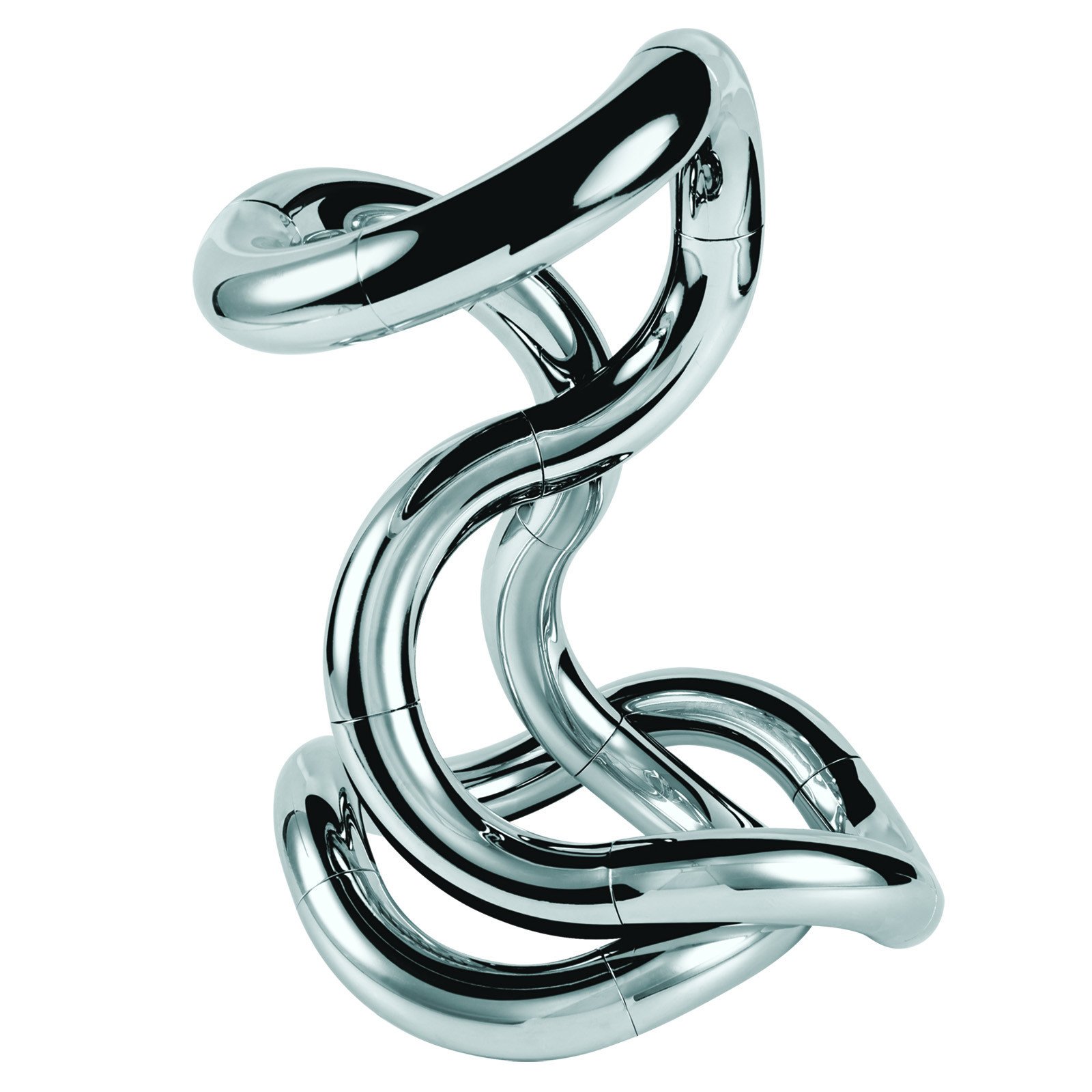 Tangle Museum Chrome Large Puzzle Fidget Toy - Stress Relief & Anxiety Reducer for Kids & Adults - Perfect for Office, Classroom, and Home Use
