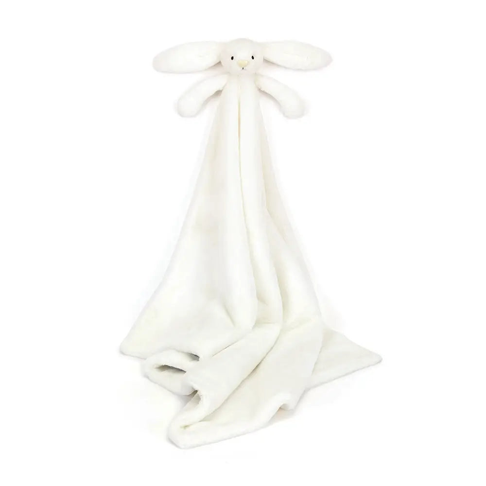 Jellycat Bashful Luxe Bunny Luna Blankie - Ultra Soft Plush Baby Blanket for Newborns & Toddlers - Perfect for Cuddling, Nursery Decor, and Baby Shower Gifts