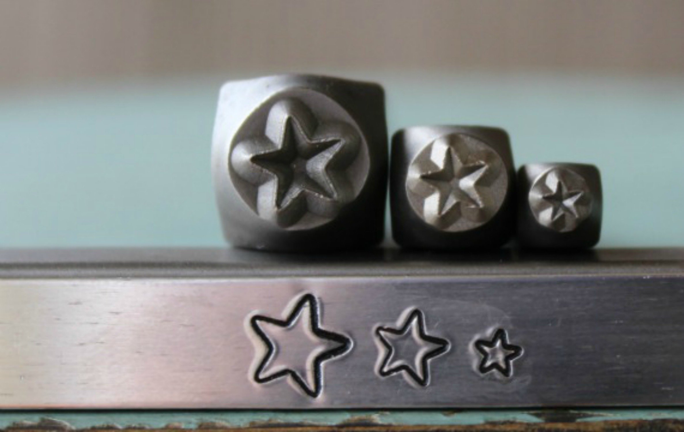 3-Piece Star-Shaped Metal Corner Punch Set for Jewelry Making - DIY Craft, Leather Stamping, Scrapbooking & Card Design