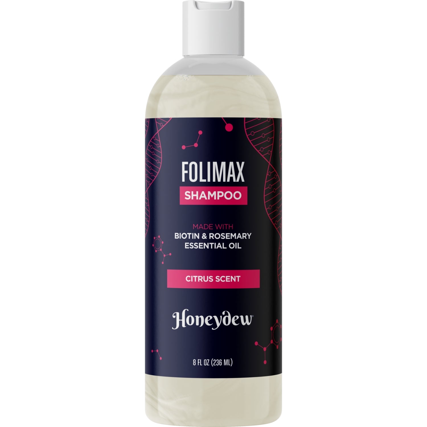 Folimax Citrus Rosemary Shampoo for Hair Growth & Scalp Care - Refreshing Natural Shampoo for Dry, Damaged Hair - Perfect for Daily Use & Salon Results at Home
