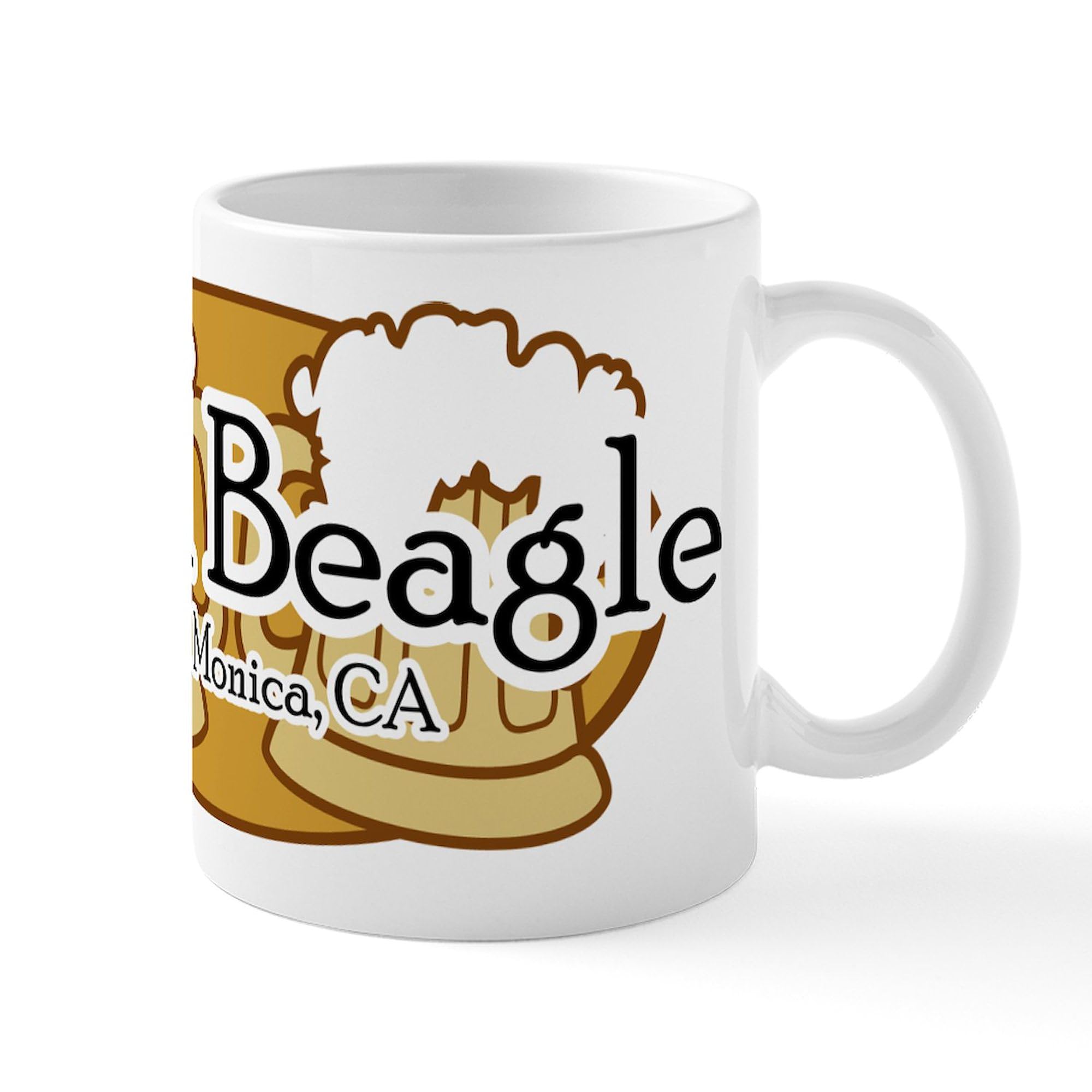Regal Beagle 11 oz Ceramic Coffee Mug - 325ml Funny TV Show Themed Cup for Hot Drinks, Perfect Gift for Fans of Classic Sitcoms - Ideal for Home, Office, or Collectors