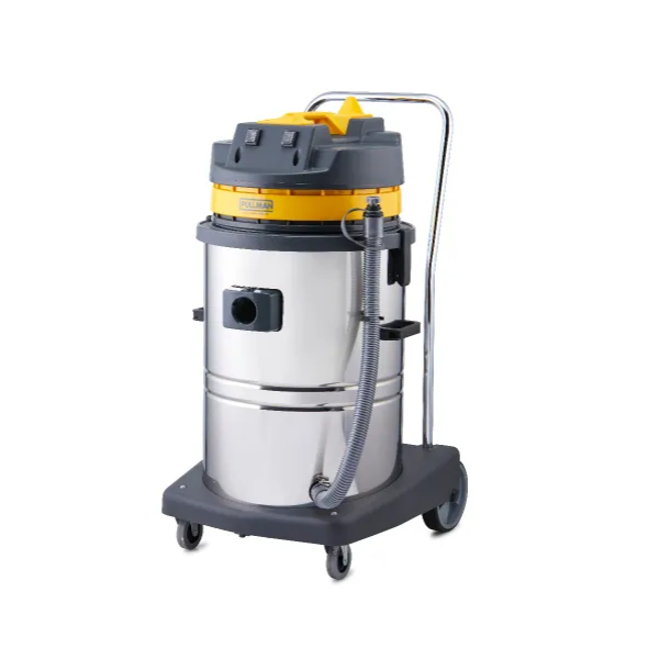 Pullman CB60 SS 60L Commercial Wet Dry Vacuum Cleaner - Heavy Duty for Workshop, Garage & Industrial Cleaning