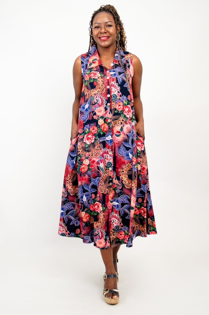 Berzuna Women's Elegant Cissy Dress - Flowy A-Line Summer Dress for Casual Wear, Office, and Special Occasions