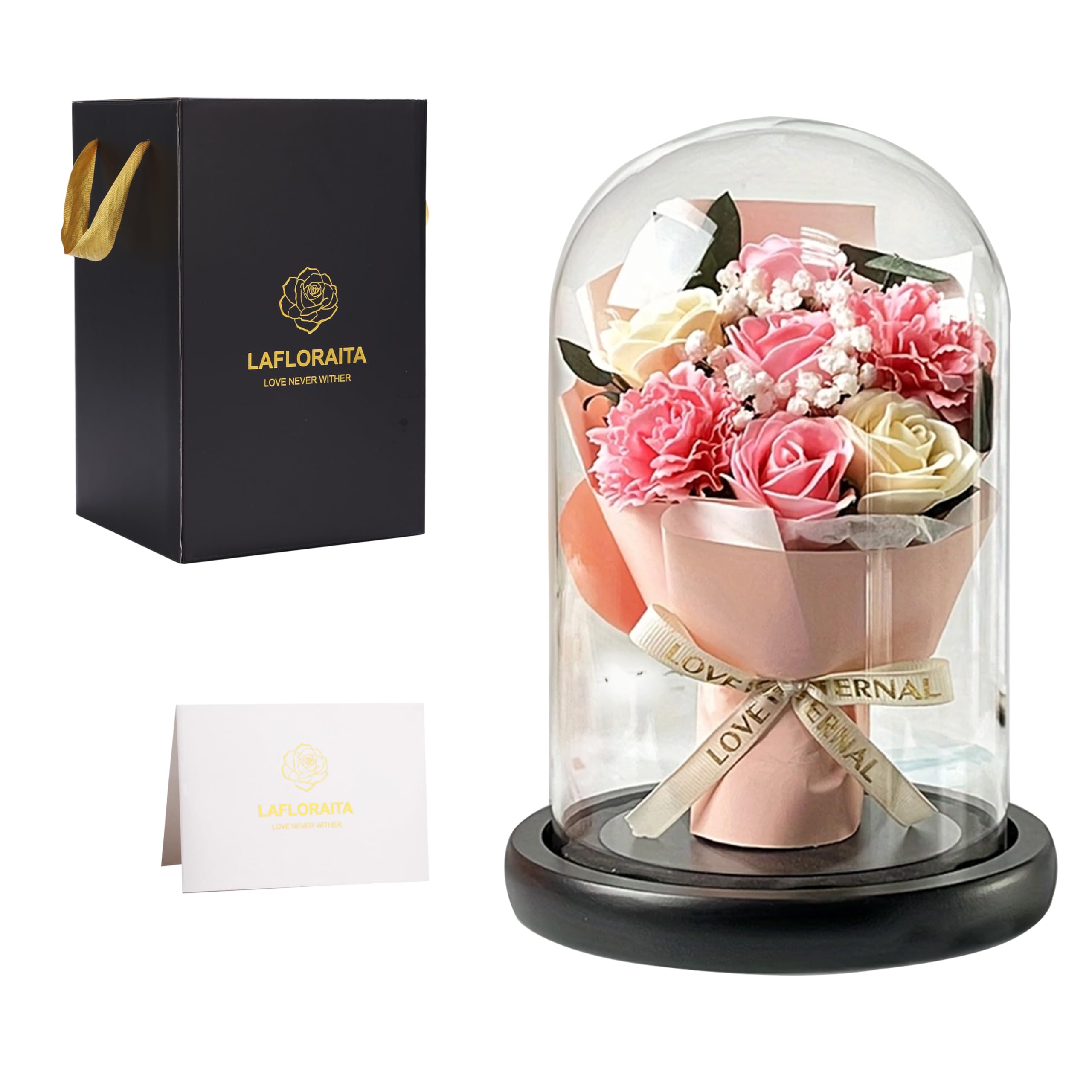 Beautiful Pink Carnation Roses - Perfect Mother's Day, Valentine's Day & Birthday Gift for Her - Romantic Floral Present for Mom, Wife, Girlfriend - Ideal for Anniversaries, Home Decor & Special Occasions
